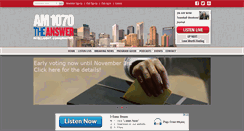 Desktop Screenshot of am1070theanswer.com